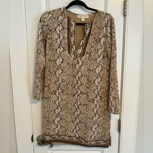 Brand new MK snake print dress